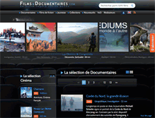 Tablet Screenshot of filmsdocumentaires.com